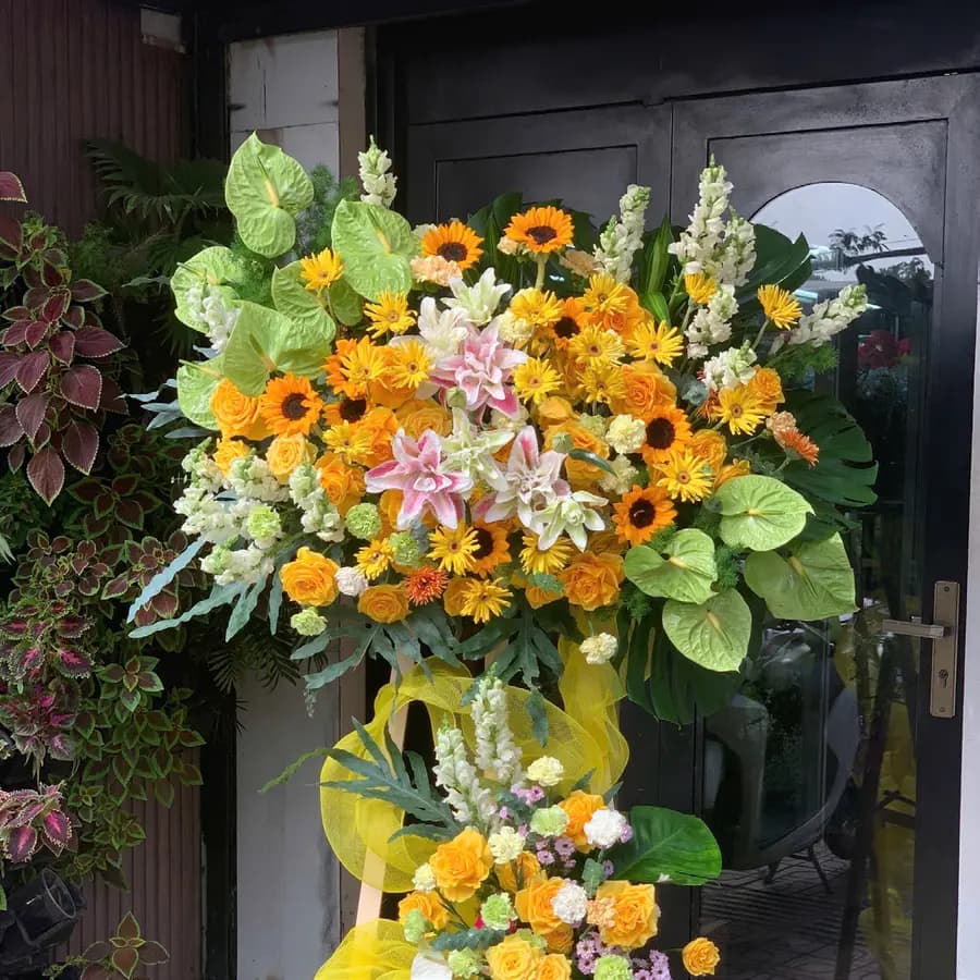 Kệ hoa khai trương